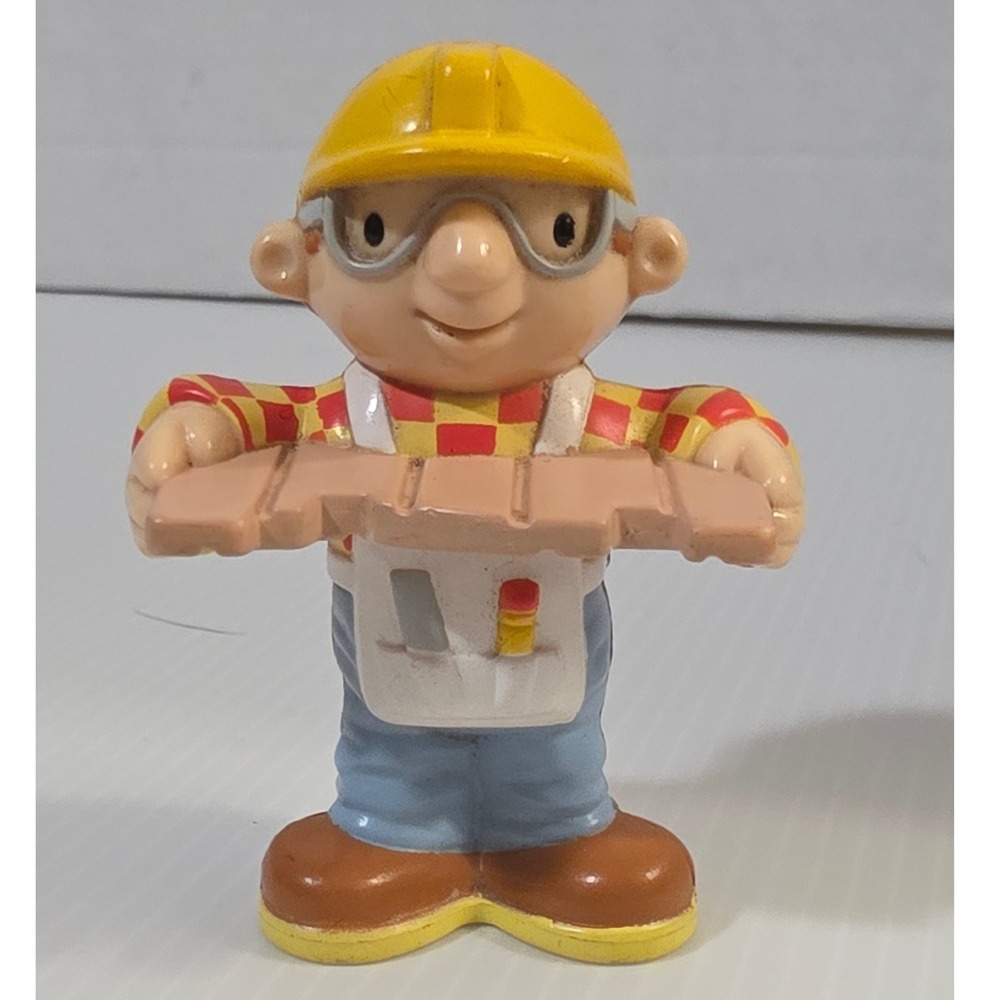 Hasbro Bob the Builder Figure 2.5in Multi Fair 2000 Hit/KChapman Toy Cake Topper